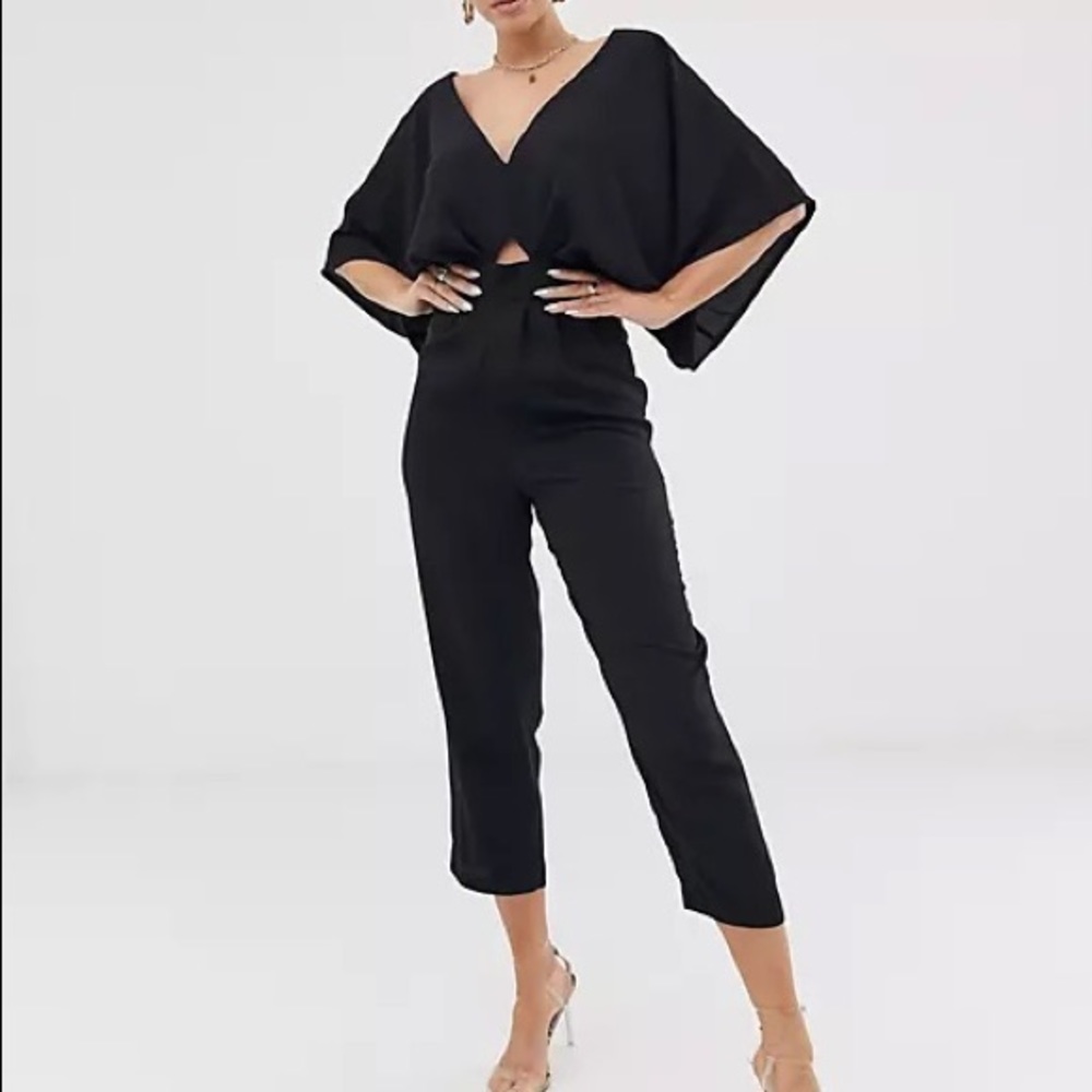 ASOS black kimono jumpsuit